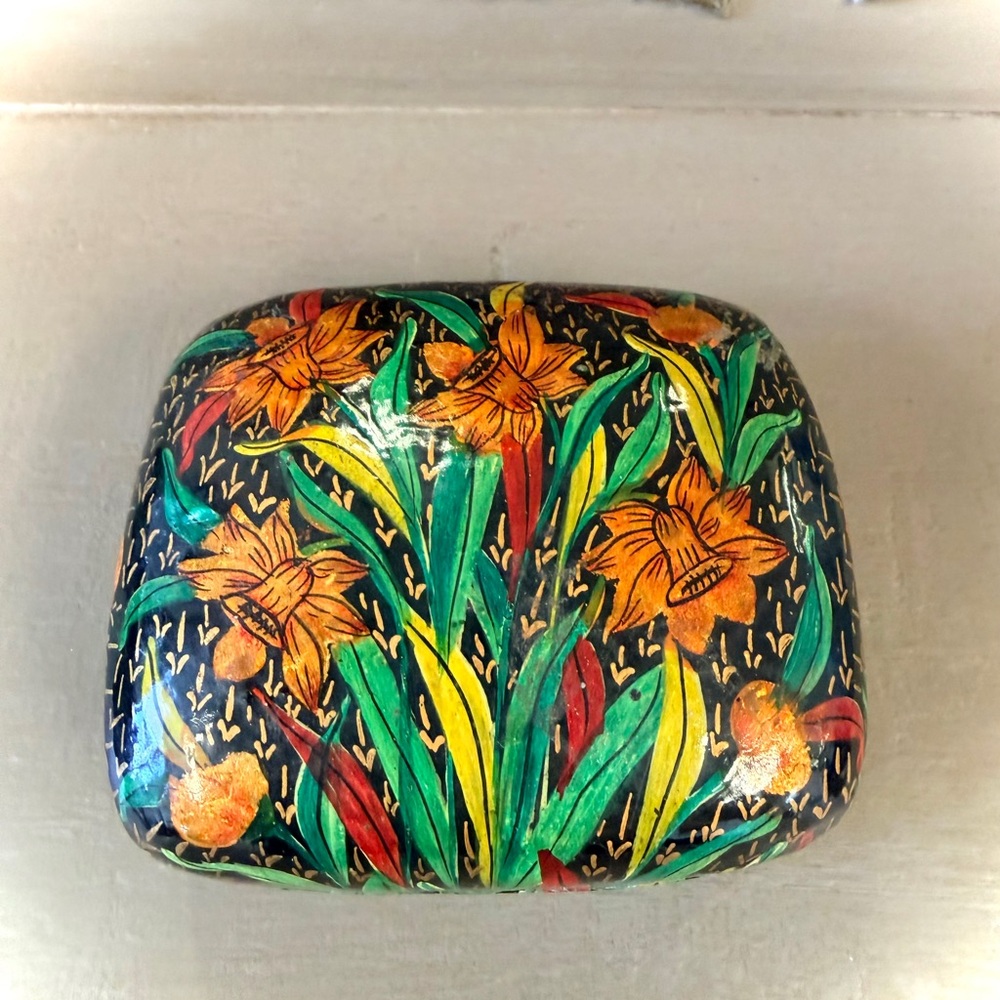 Handcrafted Floral Keepsake Box